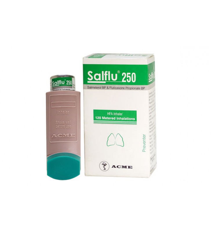 Inhaler Salflu (25 mcg+250 mcg)/puff (120 metered doses)